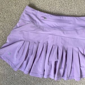 Lululemon play off the pleats skirt lavender US womens 4